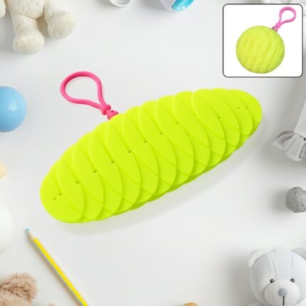 Flexible Plastic Worm Fidget Toy 1 Pc Sensory Stress Relief Toy for Kids Adults
