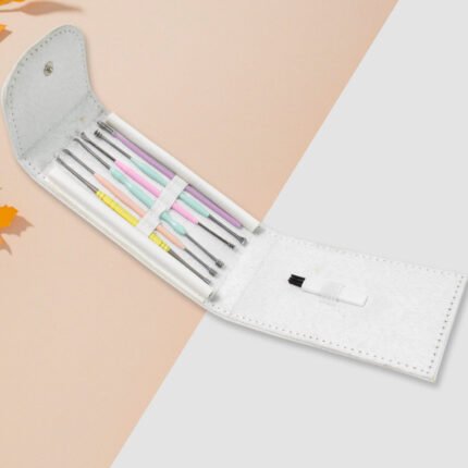 7-Piece Stainless Steel Earwax Removal Kit with Spiral and Spring Design