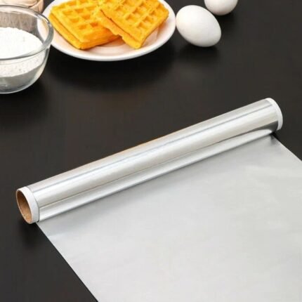 Quality Food Grade Aluminum Foil Roll Heavy Duty Non Stick Thick Aluminum Foil Sheet Baking Grilling Tool 72Mtr (1Pc)
